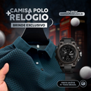 Camisa Polo Luxury Seda Peruana + Relógio Militar de BRINDE! | PROMOÇÃO DIA DOS PAIS